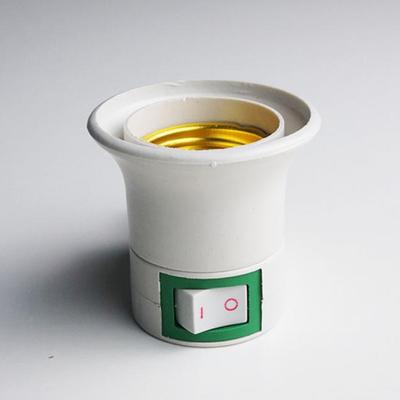 Lai Lighting E27 Лампа Винтовой патрон Держатель лампы Адаптер-переходник с выключателем Вилка европейского стандарта