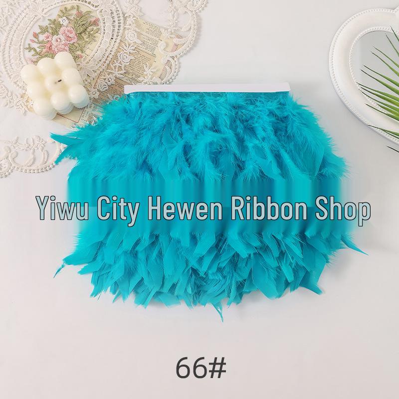 Отделка из перьев индейки 10-15 см для одежды, DIY и украшений