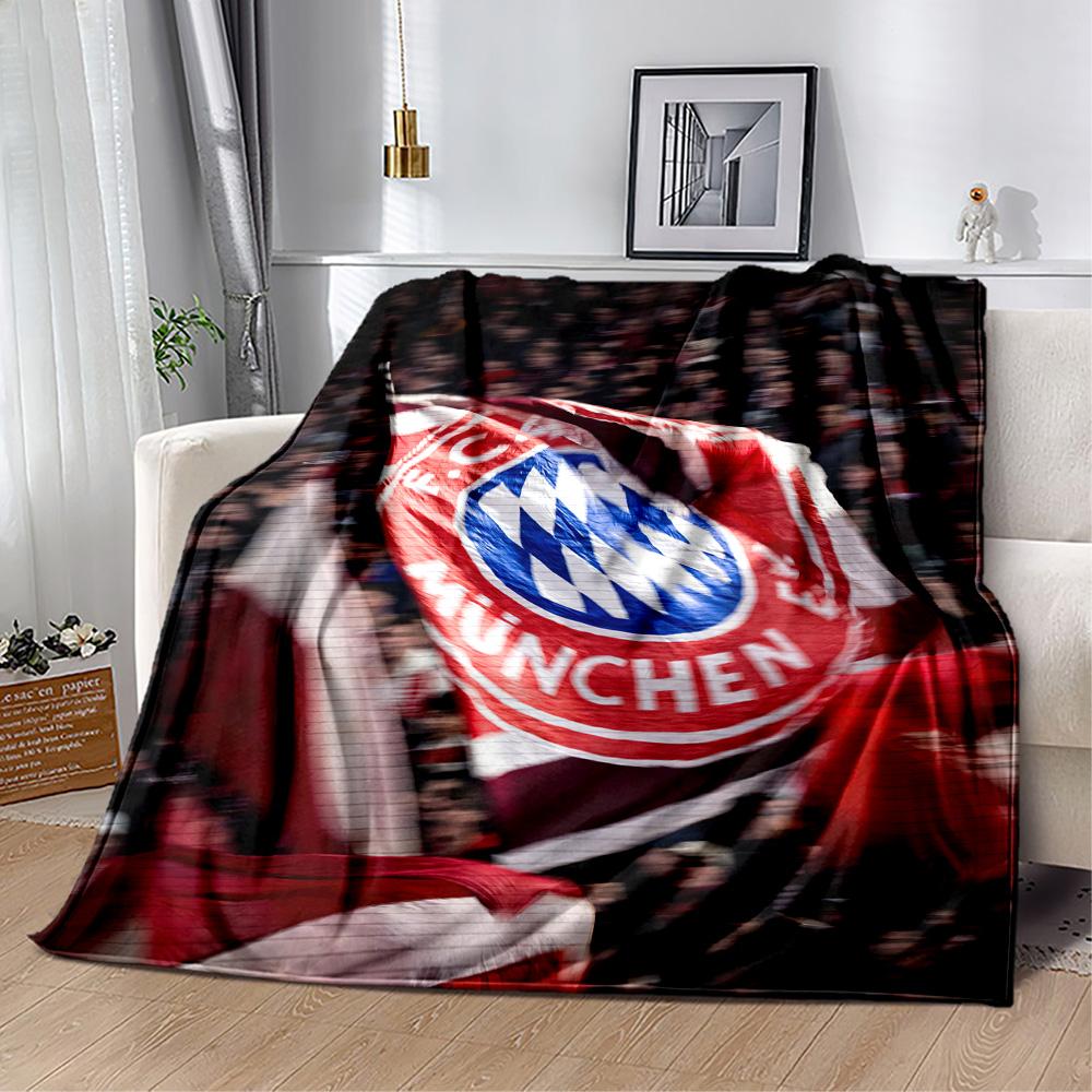 Bayern Munich Blanket Ultra-Soft Great for Office Chair Seaside Sofa Four Seasons Multipurpose Digital Print Gifts For Family Or Friends