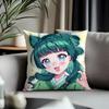 New Tthe Apothecary Diariesiou Cushion Cover Antidustmite Pillowcase Invisible Zipper Silky Short Plush Sofa Cushion Cover