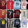 Vintage jersey football jersey classic French national team jersey Beckham Zidane Mar C Ronaldo
