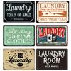 Laundry Vintage Metal Posters Tin Signs Decor Funny Metal Plaque Pin Up Girl Home Wall Art Painting