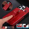 Leather Wallet Case with Wrist Strap and Sliding Card Slot for iPhone 15 14 13 12 11 Pro Max XS MAX XR Samsung S23 S22 S21 Ultra Plus A14 A13 A53 A54