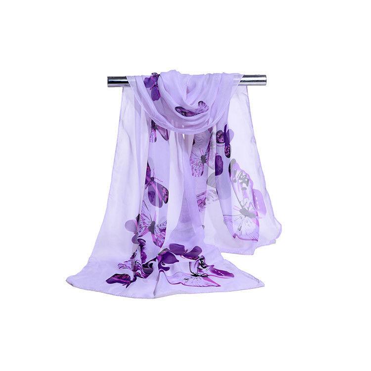 Теплые женские шарфы, новые стили на весну и лето, шифоновые шарфы с принтом, длинные и универсальные шарфы