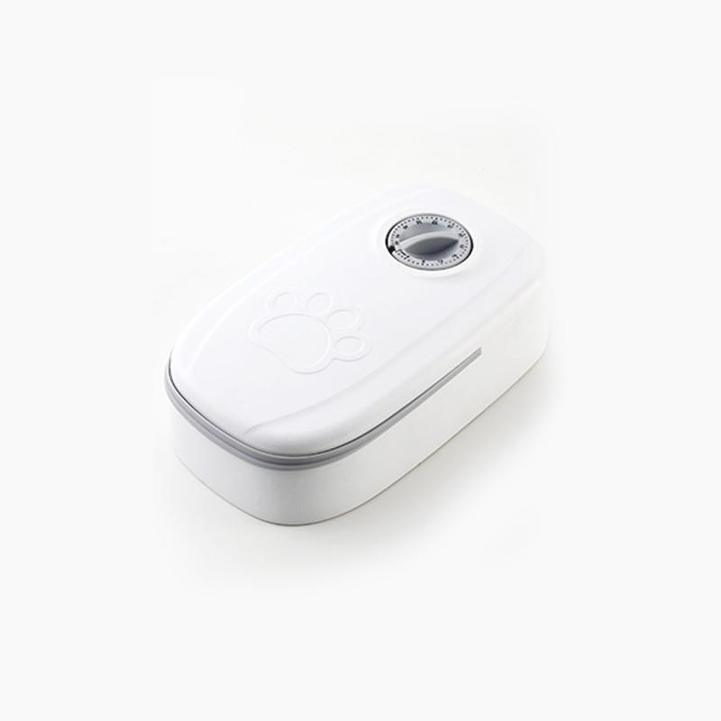 Миска для домашних животных Умный таймер Кормушка для кошек Количественное разделение сухого и влажного корма Двойное разделение корма Домашняя собака Автоматическое кормление