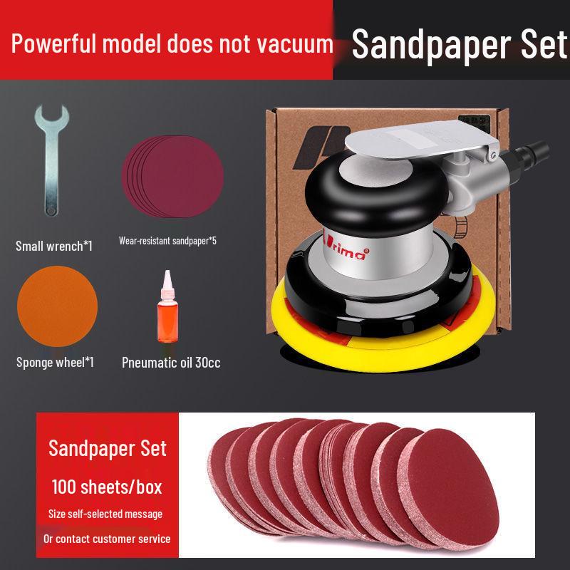 Handheld Air Grinder: Pneumatic Sandpaper Machine for Dry Grinding, Car Waxing & Polishing