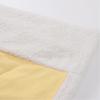 Nishikawa Atsuko Matano Quilt Blanket, Single, Washable, Fluffy Sheepskin Boa, MT3653, Cat and Tree Design, Yellow, FE03903026