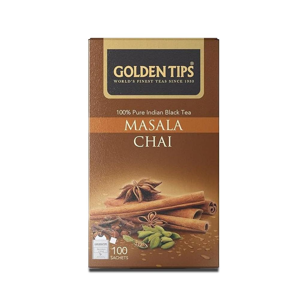 Масала чай в пакетиках Golden Tips (100 кубков) Натуральный, 200 г