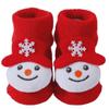 Terry Socks for Infants 0-12 Months Christmas Pattern Warm Cotton Socks Warm & Protective Socks for Indoor & Outdoor Use