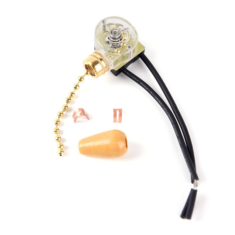 250 В Diy Light Accessorie 3A Zipper Switch Pull Switch Lamp Hanging Chain Switch