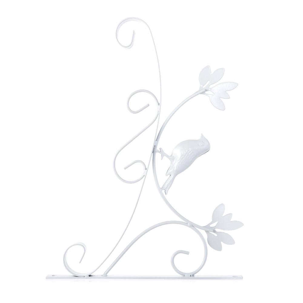 Wall-mounted Retro Garden Planter Hooks Flower Basket Bracket Metal Plant Bracket Wall Hanging Hook