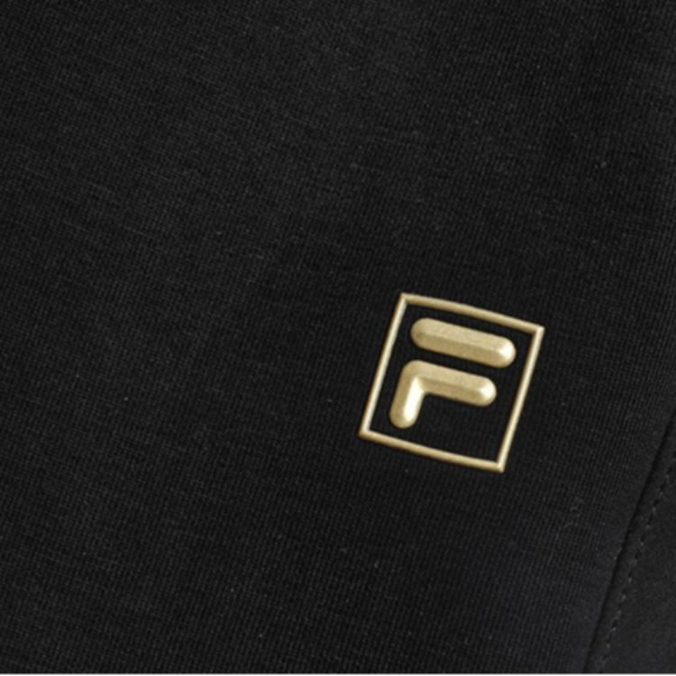 Fila Серия Heritage Простые Приятные к коже Удобные Дышащие Вязаные Спортивные Брюки Мужские брюки Черный F11M318601G-BK