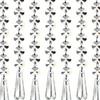 Hanging Crystals for Centerpieces Acrylic Chandelier Garland Beads Strands Prism Decorations Wedding Party Christmas Tree Ornament Clear Taiwan Made