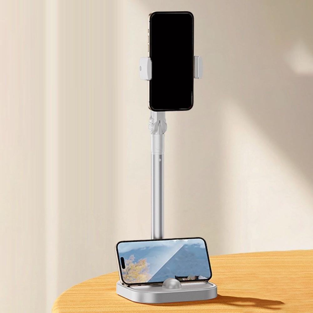 Adjustable Height Desktop Phone Holder 2 in 1 Mobile Phone Bracket Live Learning