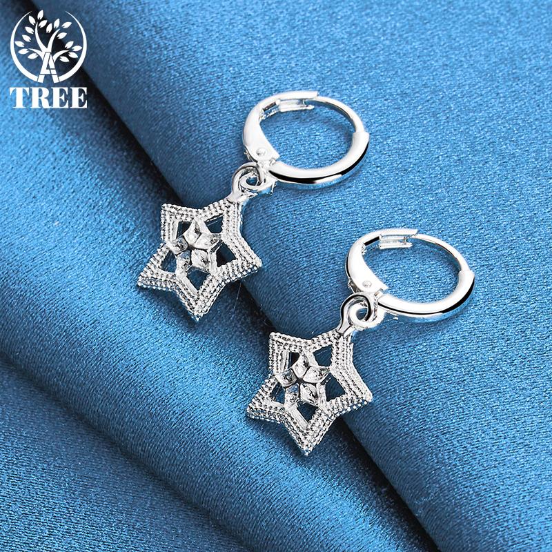 Ювелирные изделия из стерлингового серебра 925 пробы со звездами