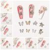 10Pcs/set DIY Nail Ornaments Star Nail Rhinestones Butterfly Nail Decorations  Lady