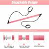 С Ab Roller Pilates Bar Kit Stretching Yoga Resistance Bands Foot Loop Pilates Sticks Exercise