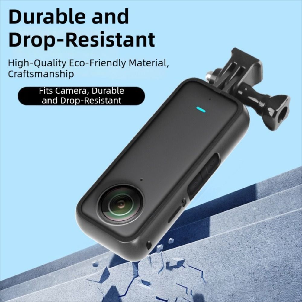 Open Side Design Sports Camera Frame PC Material Cover for Insta360 X4 X5 Travel Vlogging