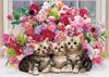 500 деталей пазла Aim Puzzle Master Floral Kitties (38х53см)