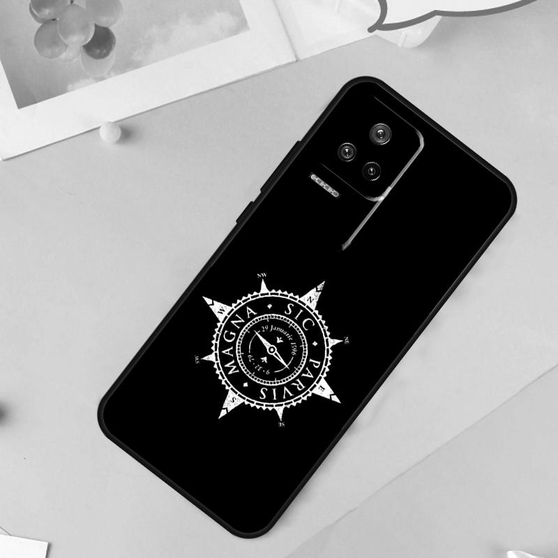 Чехол-компас для POCO X6 M6 Pro X3 X5 F3 F5 M5s Xiaomi 14 13 Ultra 12 Lite 11T 12T 13T Pro