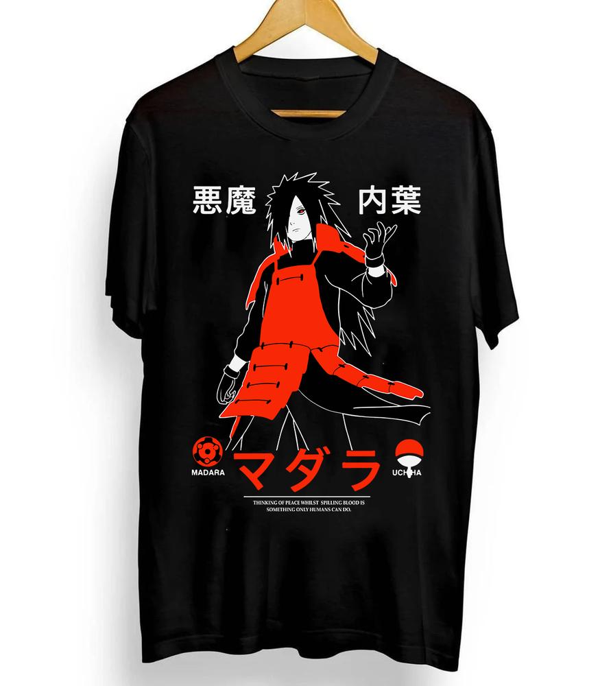 Naruto Shippuden New TShirt Itachi Uchiha Akatsuki Black Shirt S To 4xl