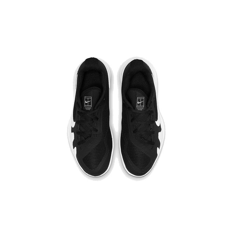 Nike Court Vapor Junior Pro Нескользящая Амортизация Устойчивая к истиранию Дышащая Низкие Спортивные Кроссовки Черный Белый CV0863-024