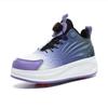 Children Wear Resistant Fashionable Trend Double Row Four Wheel Pulley Walking Shoes Sports Board Shoes