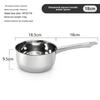 "Thickened Stainless Steel Non-Magnetic Kitchen Spoon: Ideal for Soup, Porridge, and Water"