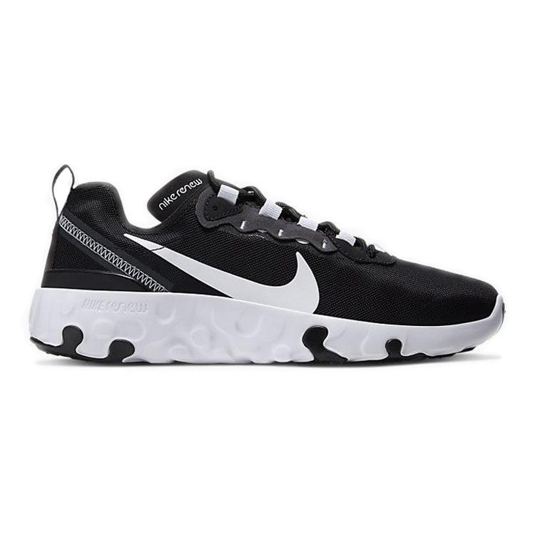 Nike React Element 55 Черный Белый GS CK4081-001