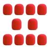 10Pcs Thicken Microphone Foam Mic Cover Professional Studio WindScreen Protective Grill Shield Soft Sponge Foam Microphone Cap