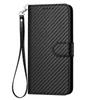 Imitating Carbon Fiber Patterns, PU Leather Wallet Card Bag Phone Case For Huaiwei P20,P30,P40,P50,Honor 50,Honor 60,Honor 70,Honor 90,X6,X7,X8...