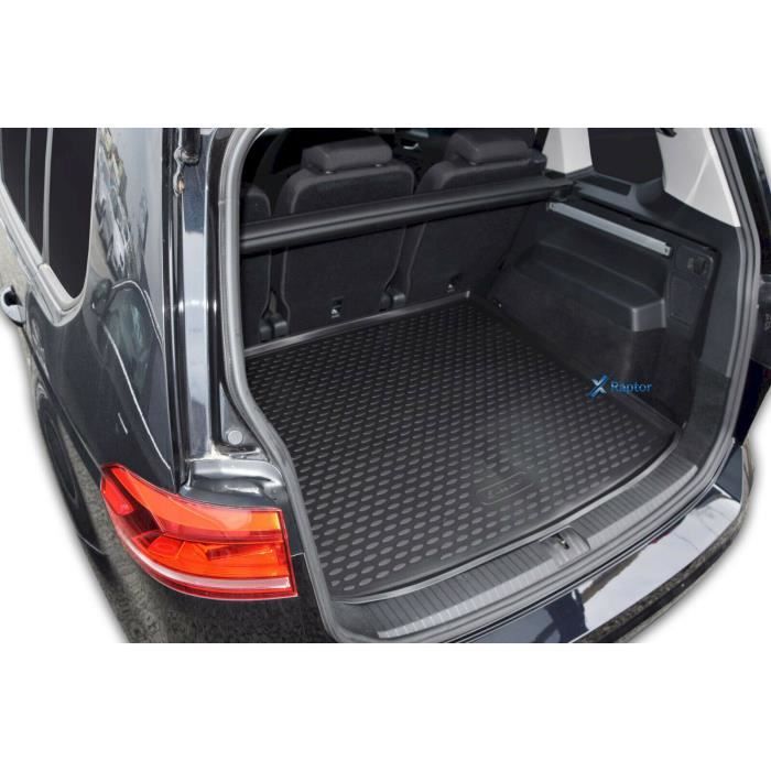 J&J AUTOMOTIVE | Tapis De Coffre Caoutchouc Premium Pour Volkswagen Touran 2 depuis 2015