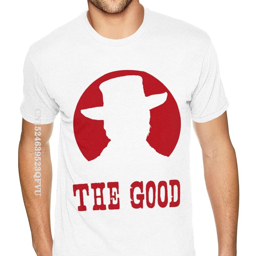 Геометрический The Good The Bad And The Ugly Клинт Иствуд Футболки Футболка Мужская Графическая Черные Футболки Рубашка