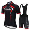 Cycling Jersey Bib Shorts Set Men Women Breathable Mesh Bike Outfit
