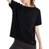 IRCOLVE Yoga Cool To the Hot Pilates Yoga Short Sleeve UV Loose Short Long Sleeve Fitness Size Women's Top, Touch, Wear, Top, T-Shirt, Protection,