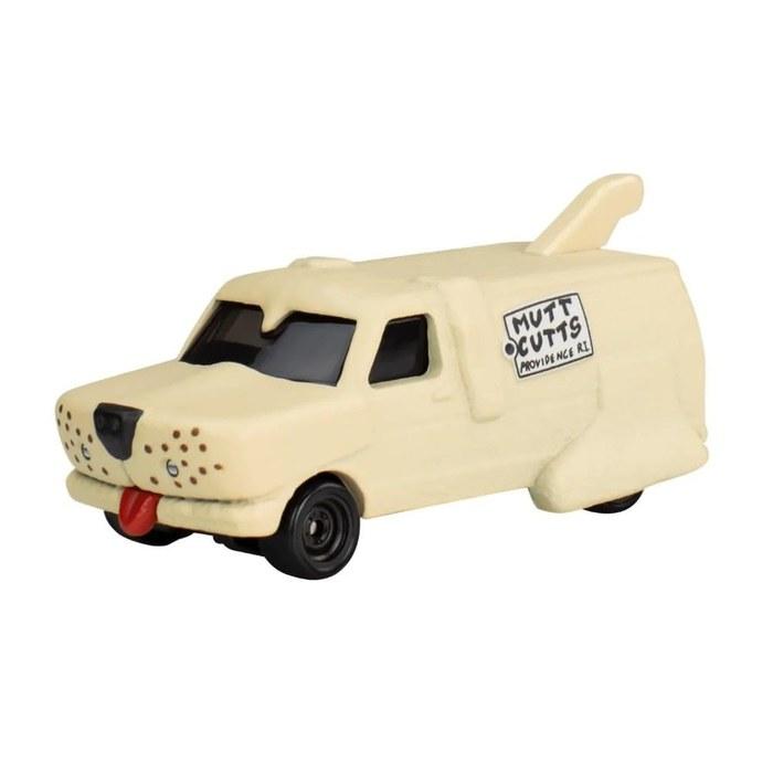 Hot Wheels Premium Pop Culture Dumb and Dumber Matt Katz Van, Diecast Metal Collection, Real Rider JBL80 Cream 1:64