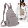 Women's Chest Bag Lightweight Crossbody Bag Water-Repellent Nylon Travel Bag Multi Functional Backpack
