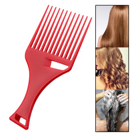 Текстурирующая расческа Yousheng для мужчин, простая в использовании, легкая, полипропиленовая, парикмахерская, полая, вилочная расческа для повседневной жизни