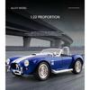 1/22 Ford 1965 Shelby Cobra 427 S/C Сплав Родстер Спортивный Автомобиль Модель Литьевой Металл Классический Автомобиль Модель Транспортного Средства Звук Свет Детская Игрушка Подарок