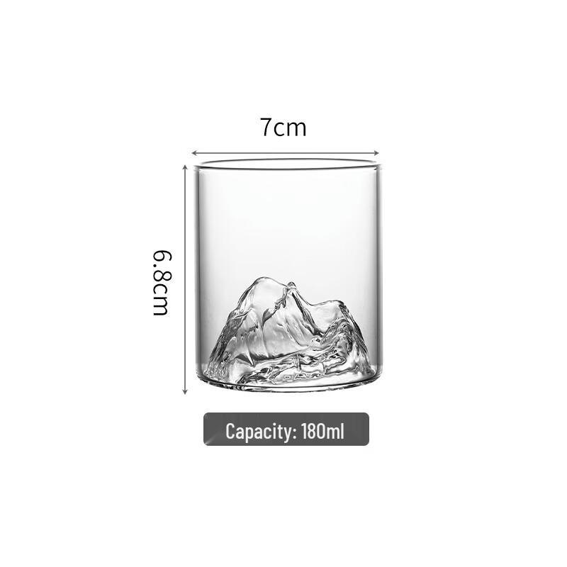 Iceberg Mountain View Glass Cup