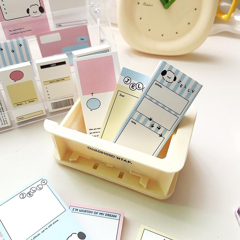 100 Sheets/pc Cartoon Memo Pad Sticky Note To Do List Check List Planner Notepad for Staff Students Stationery Journaling