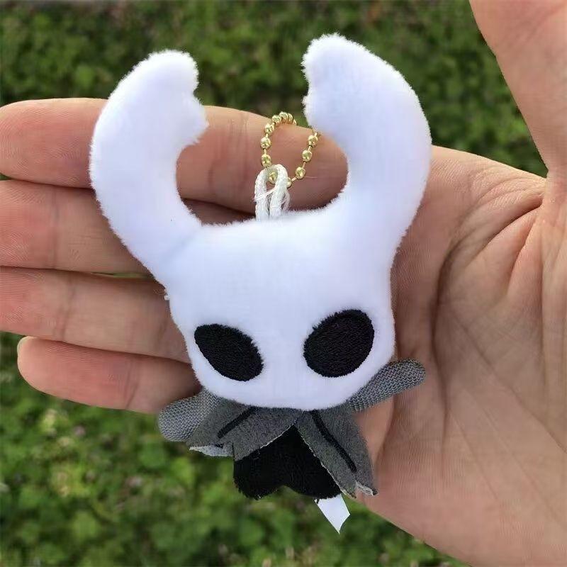 Hollow Knight Plush Keychain Cute Bug Knight Doll Backpack Charm Soft Stuffed Toy Anime Game Pendant Bag Accessory Gifts
