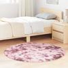 VidaXL Shaggy Rug with Long Pile Powder Pink 120x120 Cm Polyester, Rug, Bedroom Rug, Modern Rug, Living Room Rug, 4102905