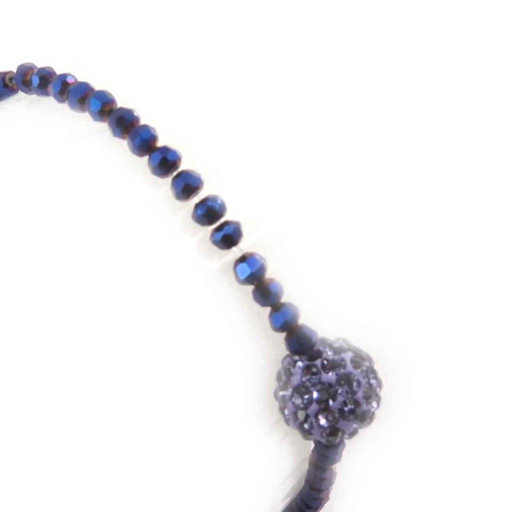 Les Trésors De Lily [J9158] — Фиолетовый дизайнерский браслет «Сисси»