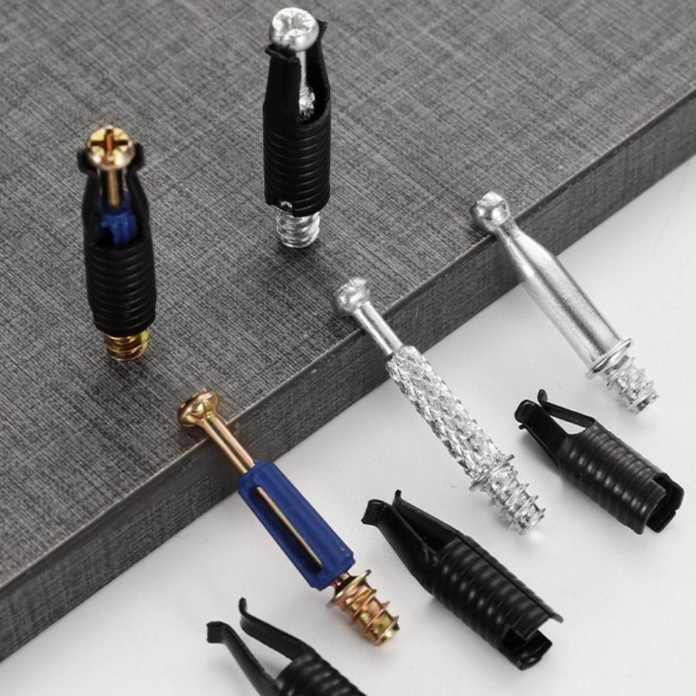 50 шт. Эксцентриковые колеса Комплект для соединения мебели Фиксатор боковой гайки Винт Гайка Соединители Фиксатор соединения 2-в-1 Болт