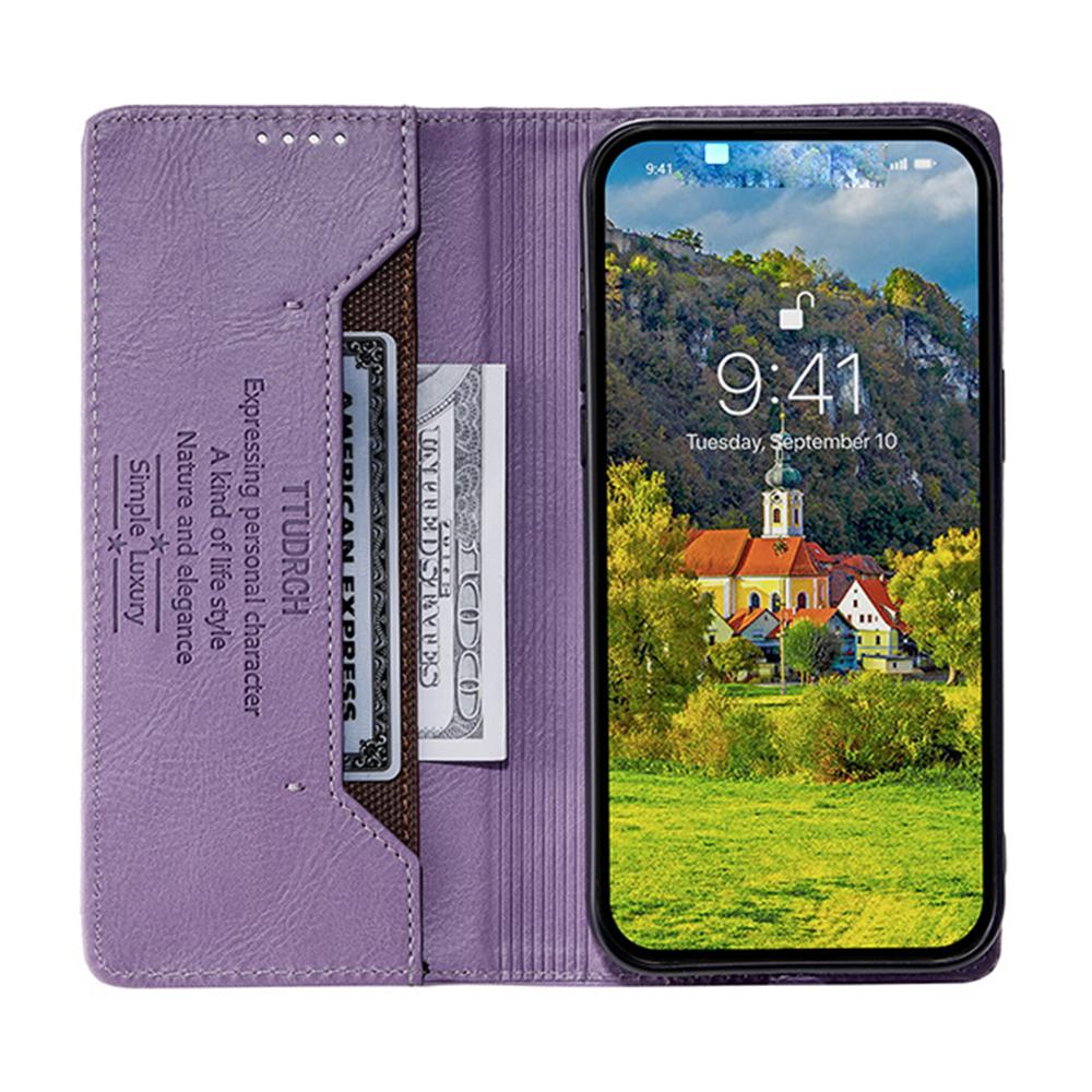 TTUDRCH Стиль 007 Для Motorola Moto G56 5G Кожаный чехол Кошелек с блокировкой RFID Подставка Чехол для телефона