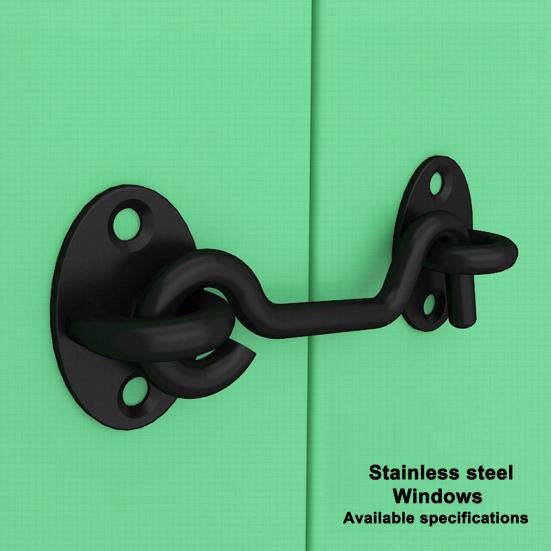 1 комплект, дверной замок, защелка для ворот, устойчивый к ржавчине, простая установка, шкаф, раздвижная дверь, конфиденциальные крючки, комплект оборудования для защелки