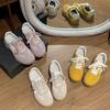Sports Breathable Explosion Yellow Retro Heightening German Training Shoes Women's 2025 New Spring Thick-soled Versatile Forrest Gump Shoes