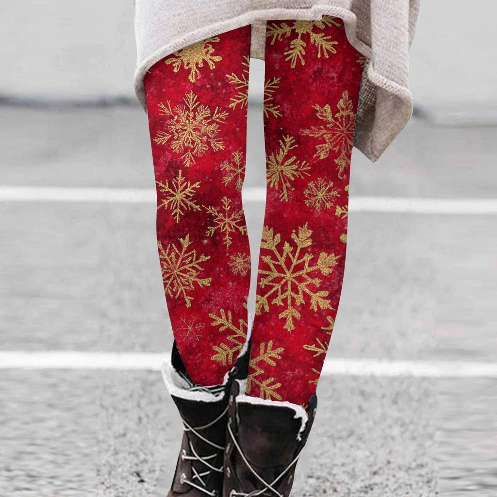 Женские брюки с принтом, эластичные мягкие хлопковые леггинсы, повседневная домашняя пижама