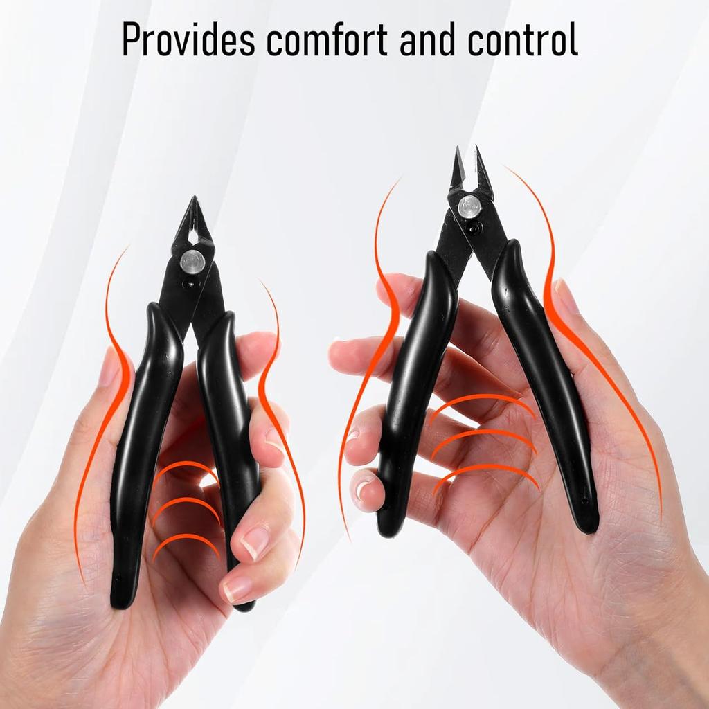 Mini Hair Extension Plier, Flush Wire Cutter Small Hair Pliers with an Opening Spring Keratin Cutting Pliers with an Opening Spring, Hairs Extensions